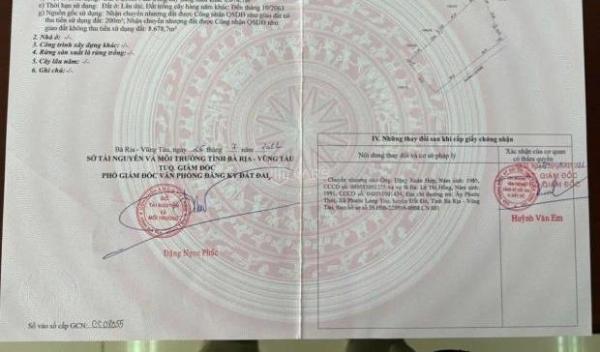 ĐANG CẦN TIỀN CẦN BÁN GẤP LÔ ĐẤT 8 SÀO 8 NGAY BIỂN 🏢 LỘC AN, BRVT