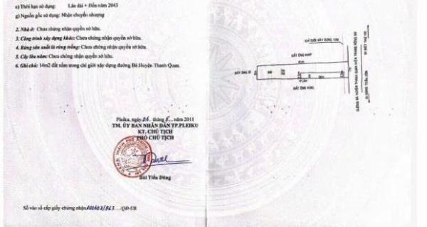 ĐẤT MẶT TIỀN BÀ HUYỆN THANH QUAN 🏢 7*41, NGAY GẦN BỆNH VIỆN HÙNG VƯƠNG