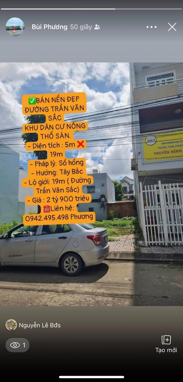 Chủ cần bán Đất nền Dự án 95m²