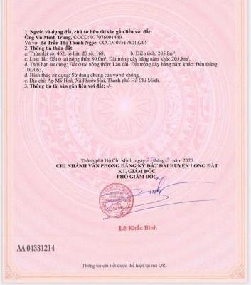 Chủ cần bán Khác 285m²