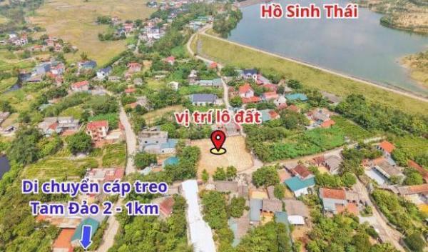 Cần bán lô góc 2 mặt tiền khu du lịch Tây 🏣 Thiên – Tam Đảo, Vĩnh Phúc.
