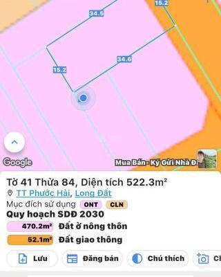 CHỦ 👍 NGỘP BÁN GẤP DUY NHẤT LÔ 500M2 NGANG 15M