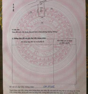 CHÍNH CHỦ 🏠 CẦN BÁN GẤP LÔ ĐẤT 75,2m² PHƯỜNG ĐÔNG QUANG, TP THANH HÓA – GIÁ CHỈ 1,35 TỶ