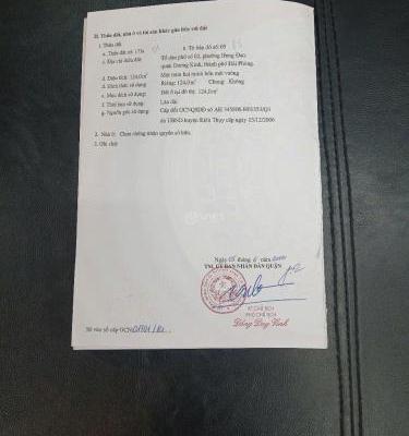 Bán đất Vọng Hải 1, 🔥 phường Hưng Đạo