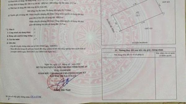 Chủ cần bán Khác 123m²