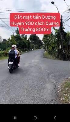 Lô ĐẤT MẶT TIỀN Đường 🏦 Huyện 90D, Mỹ Phong. Cách QL50 chỉ 800 mét.