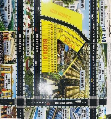 SỈ LẠI 46 NỀN ĐẤT THỔ CƯ-SHR MẶT TIỀN DH 519 (32M) XÃ 👍 PHƯỚC THÀNH-TPHCM GIÁ 500 TR/NỀN