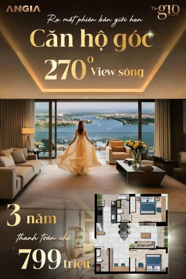 Bán căn hộ 2PN The Gió Riverside | Hàng hiếm tầng cao– hướng mát –phong thủy tốt