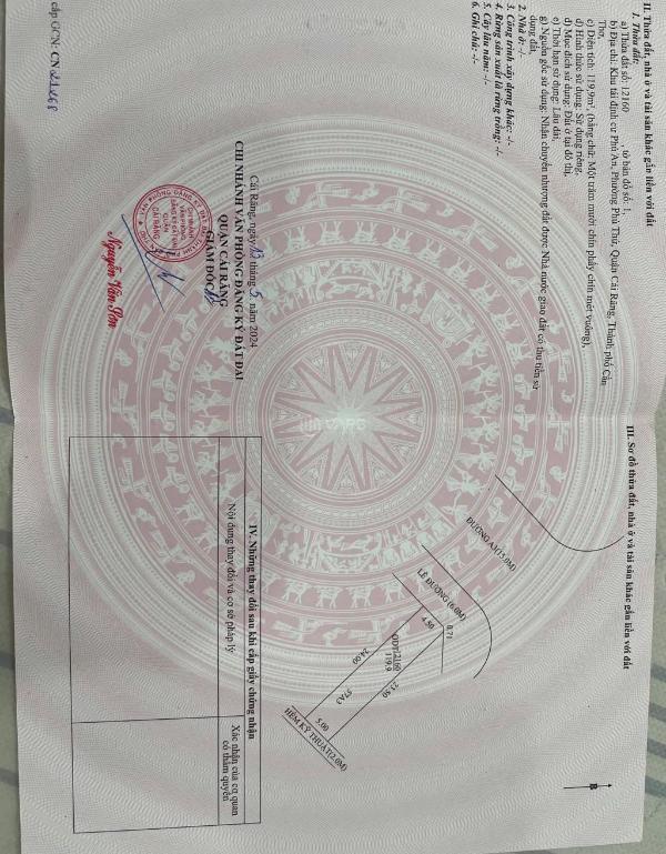 Chủ cần bán Đất nền Dự án 120m²