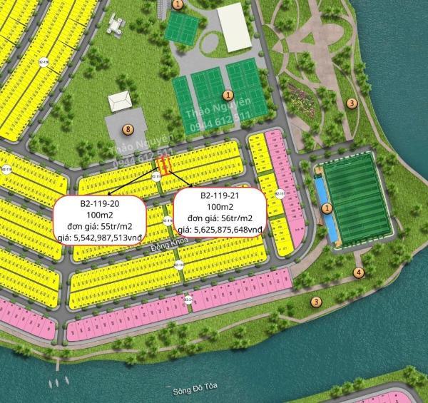 Lô đất đẹp nằm đối diện 🏚️ công viên, giá tốt nhất khu vực đầm sen, bao sang thuế