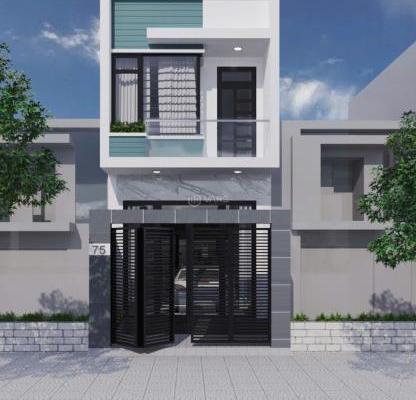 BÁN NHÀ 1 TRỆT 1 🏣 LẦU (hướng Đông Bắc)– HẺM Ô TÔ TỚI TẬN NHÀ