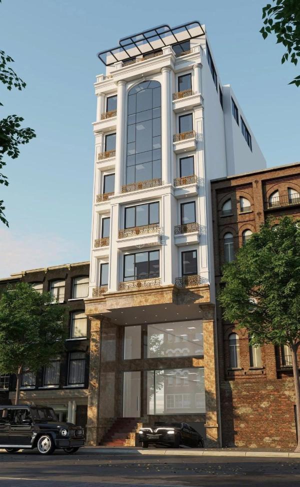 💥bán toà văn phòng 8 tầng thang máy - mặt 🏚️ phố nguyễn đình hoàn - trung tâm cầu