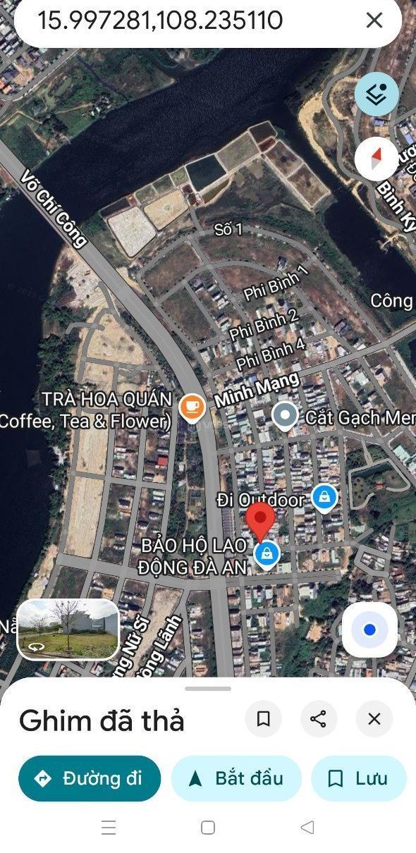 Bán lô góc 2 mặt tiền 230m2 đường 🏣 7m5 phi bình 7, hoà quý ,ngũ hành sơn~55tr/m2