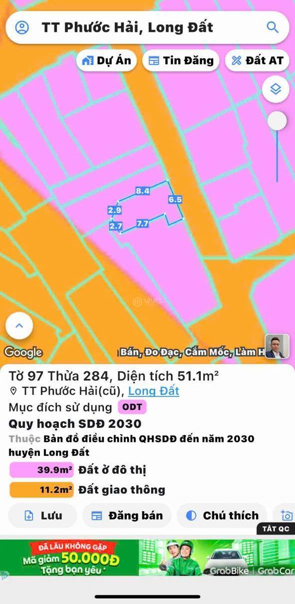 Nhà mặt đường cách biển 100m, dt 51m, giá 🌊 chính chủ