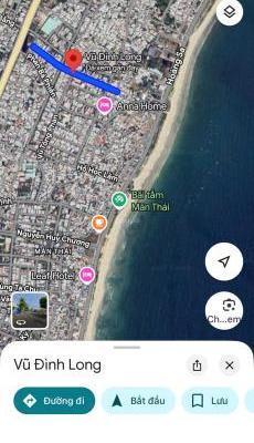 Bán đất tặng dãy trọ 👍 5 phòng MT Vũ Đình Long _ Sơn Trà _ 108m2 _ 9.4 tỷ.