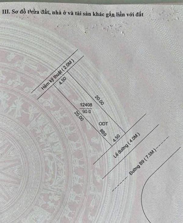 <mark style="background-color: transparent; font-weight: 400; ">88.chủ gửi - giá bán: 2.7 tỷ bán nền đẹp 90m2 sổ hồng đường 🏢 b9 kdc phú an</mark>