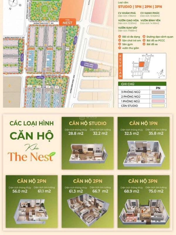 Bán căn hộ vin tràng cát, vốn nhỏ, 💥 vay 70%, ls ưu đãi, đóng tiến độ