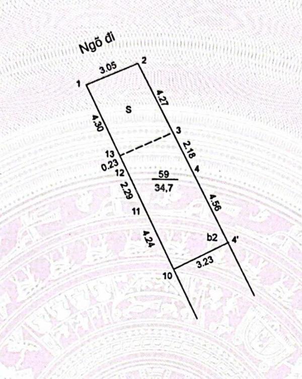 Bán nhà cách mp xã đàn 🏦 50m , 34,7m x 4 tầng kdc yên tĩnh (thông tin thật)