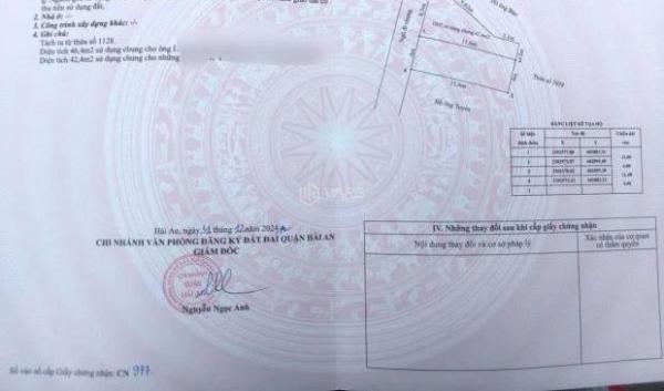 Bán đất lô góc ngõ 228 Cát Linh – Tràng Cát ☘ dt 46,4m2 $$$ 1 Tỷ590tr ngõ rộng oto vào đất.