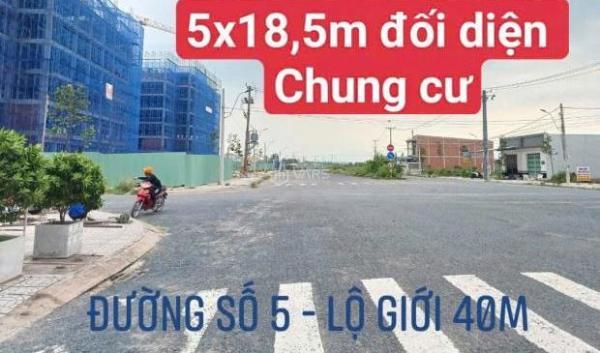CG Bán nền 92,5m² đường số 5 KDC Đông Phú, 🏣 Châu Thành, Hậu Giang