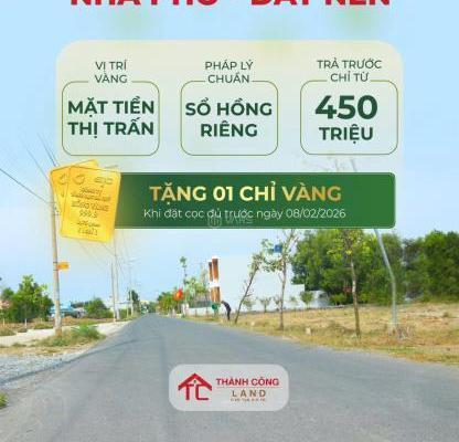 🔥 CHỈ 600TR NHẬN NGAY NỀN MẶT TIỀN TRƯƠNG ĐỊNH 🏠 - TT. CẦN ĐƯỚC 🔥