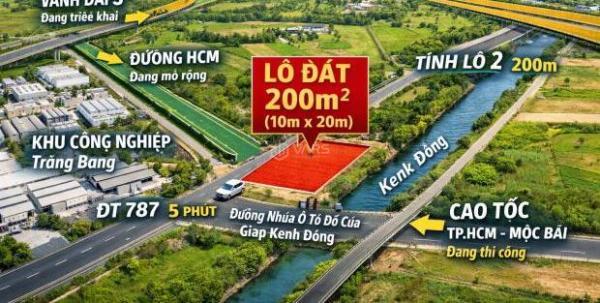 chính chủ bán đất ngay KCN trảng 🏠 bàng làm kho, nhà trọ đường nhựa hương lộ 2