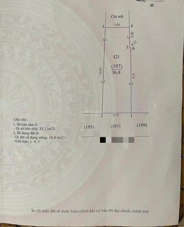 Cần bán Nhà mặt phố 37m²