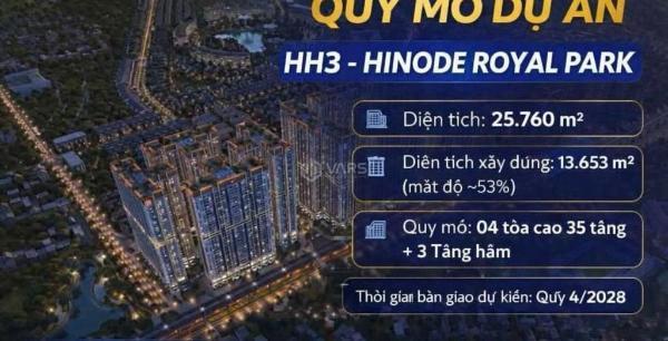 <mark style="background-color: transparent; font-weight: 400; ">📍 chung cư hh3 kim chung 🏬 di trạch - dự án hinode royal park mặt đường</mark>