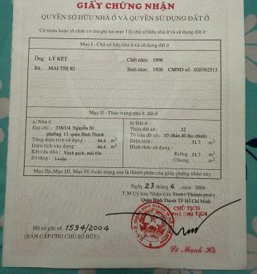 Nhà 2 tầng ☘ 3.1x16m hẻm 6m 338/1/4 Nguyễn Xí 7.9 tỷ