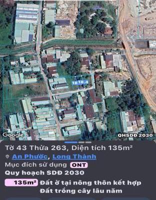 Bán gấp đất thổ 🌊 cư an phước long thành 135m2 giâ 1tỷ700