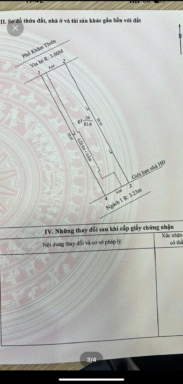 Bán nhà mặt phố khâm thiên, vỉa hè 5m, đoạn kd sầm uất nhất phố 🔥 ( thông tin thật