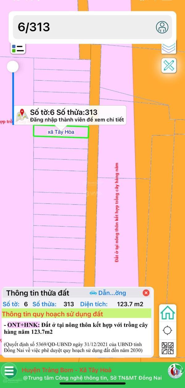 🌟 bán 123,7m² thổ cư hưng 🔥 thịnh, đồng nai 🌟