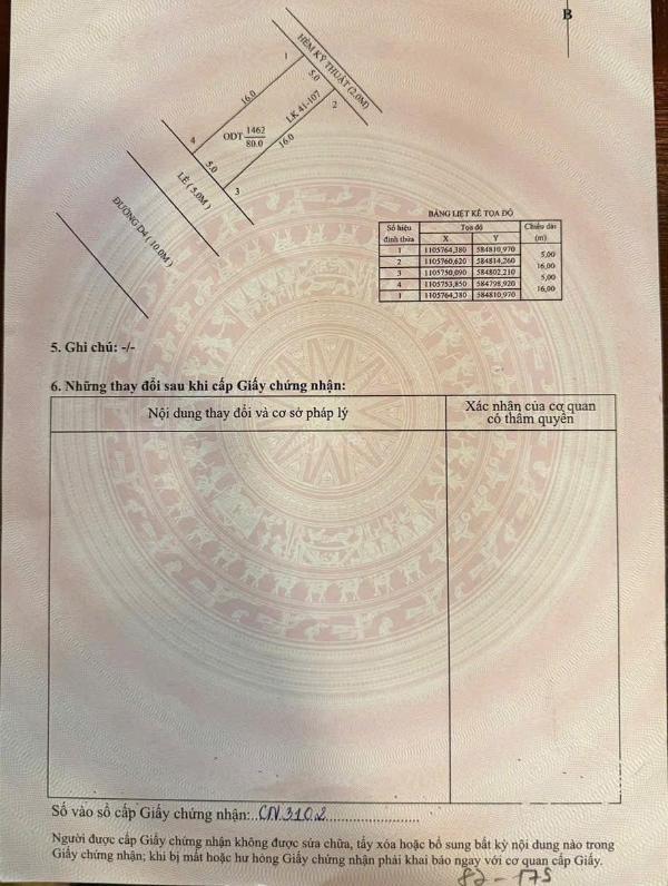 Bán Đất nền riêng lẻ 80m²