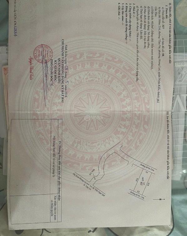 💛 💛 💛 bán nhà cấp 4 hẻm nhánh 216 tầm vu. phường hưng lợi. 🏡 tp cần thơ.