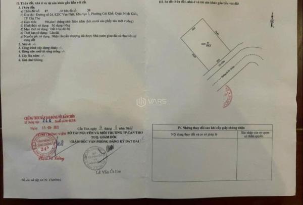 Cg : bán đất mặt tiền trần văn 🏡 giàu khu biệt thự cồn khương - giá 35 tỷ