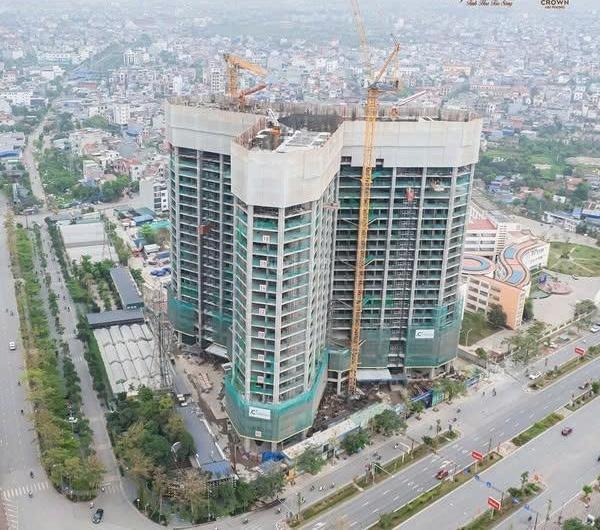 Bán căn hộ 2 5pn vị trí trung tâm hải phòng 🏣 golden crown hải phòng