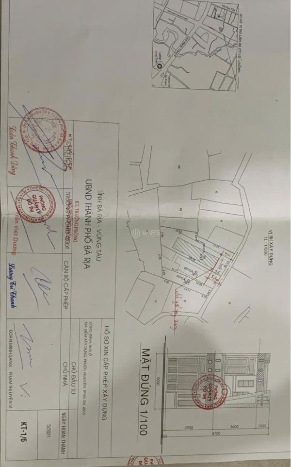 Bán đất 324m2 - hẻm 585 cmt8 - phước nguyên bà rịa 🏬 dt 11x29 3ty95