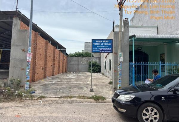 Bán đất mặt tiền nguyễn trãi tt liên 🏬 hương, tuy phong 153m² giá 1 tỷ 620
