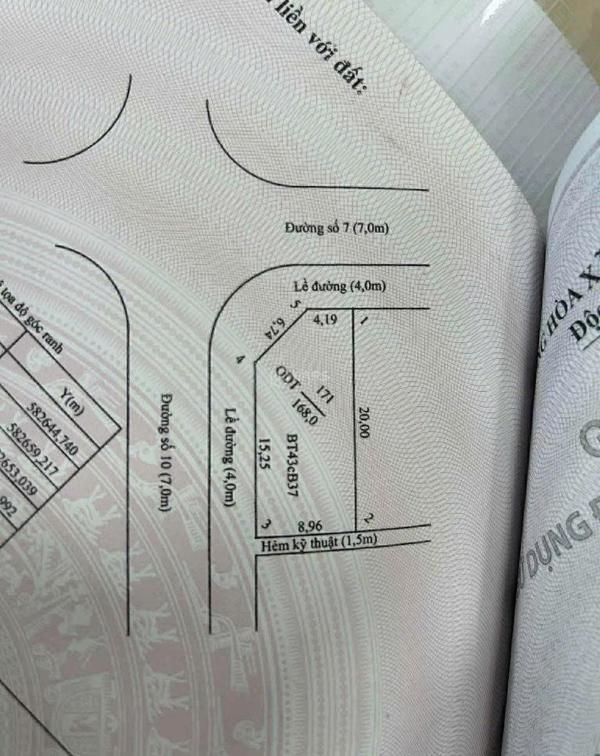 Cần bán Đất nền riêng lẻ 168m²