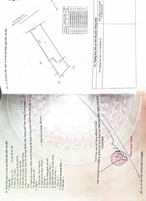 Bán đất tặng nhà đường a3 ( vũ lăng) nam nha trang giá 4 tỷ 💥 730