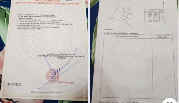 Bán lô góc nằm hẽm oto khu sân bóng ly ☘ ly xã vĩnh thạnh nha trang giá 2 tỷ 600