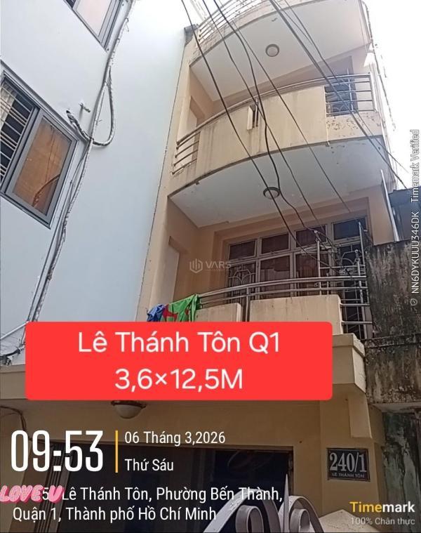 Cực hiếm q1 sát chợ bến thành nhà 4 tầng 🏬 btct 3.6×12,5 m chỉ 18,8 tỷ tl