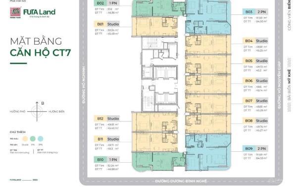 Times square đn 🏘️ - căn hộ sudio view biển tầng 8 giá chỉ 7 tỷ 4 (full giá)