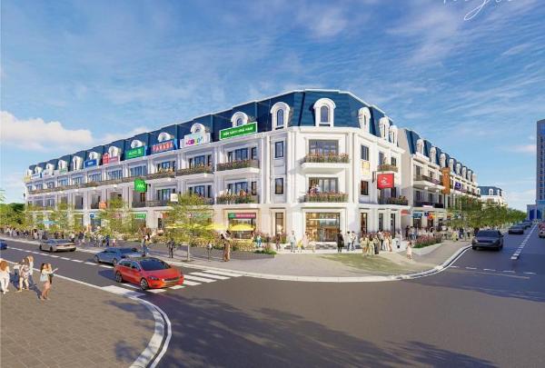 🔥 chỉ 40 🏣 căn shophouse mặt tiền chợ cống booking 50 triệu