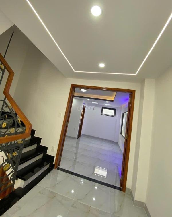 Bán nhà mới cứng hẻm 10m - lê quang 🏤 định, p1, gò vấp - 4.2x13m, nh 5.3m - 4 lầu