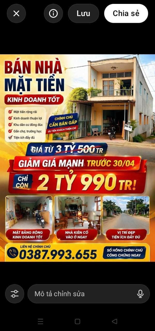 Chủ cần bán Nhà mặt phố 78m²