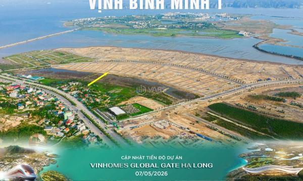 Bán shophouse trục 🏘️ đường 17m vịnh bình minh 1 80.5m2, lô góc nhìn rừng ngập mặn