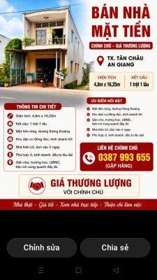 🔥🔥🔥 NHÀ TRUNG TÂM TÂN CHÂU _ ĐẦU 👍 TƯ RẤT TỐT 🔥🔥🔥.