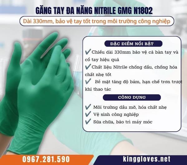 Găng tay 🏘️ nitrile ansell touchntuff 92-605