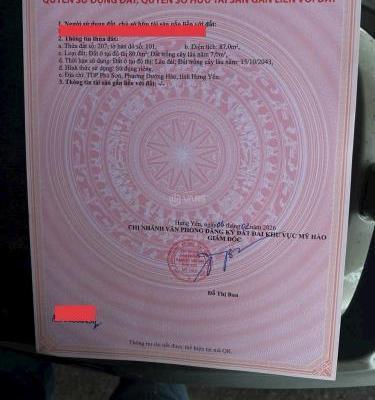Đất thổ cư mỹ hào 🏦 phố nối yên mỹ hưng yên
